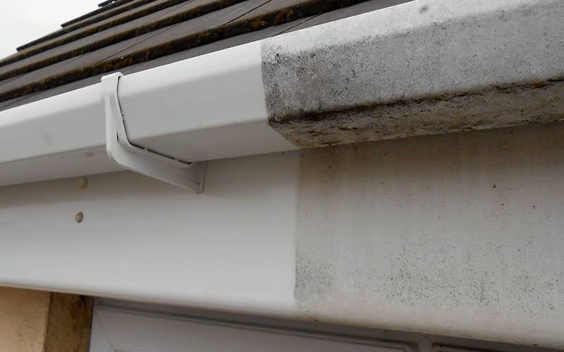 Fascia and UPVC cleaning on a Northampton home